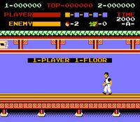 une photo d'Ã©cran de Kung-Fu sur Nintendo Nes